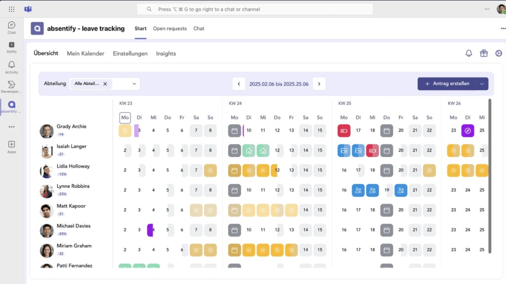 absentify-Integration